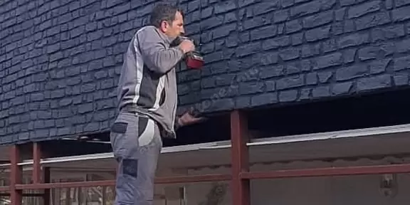 Dekoratif Fiber Taş Panel Montajı